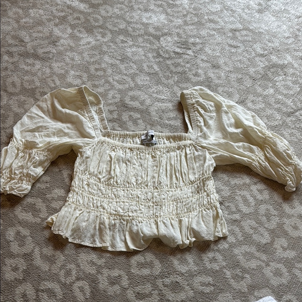 Urban Outfitters Cream Blouse
